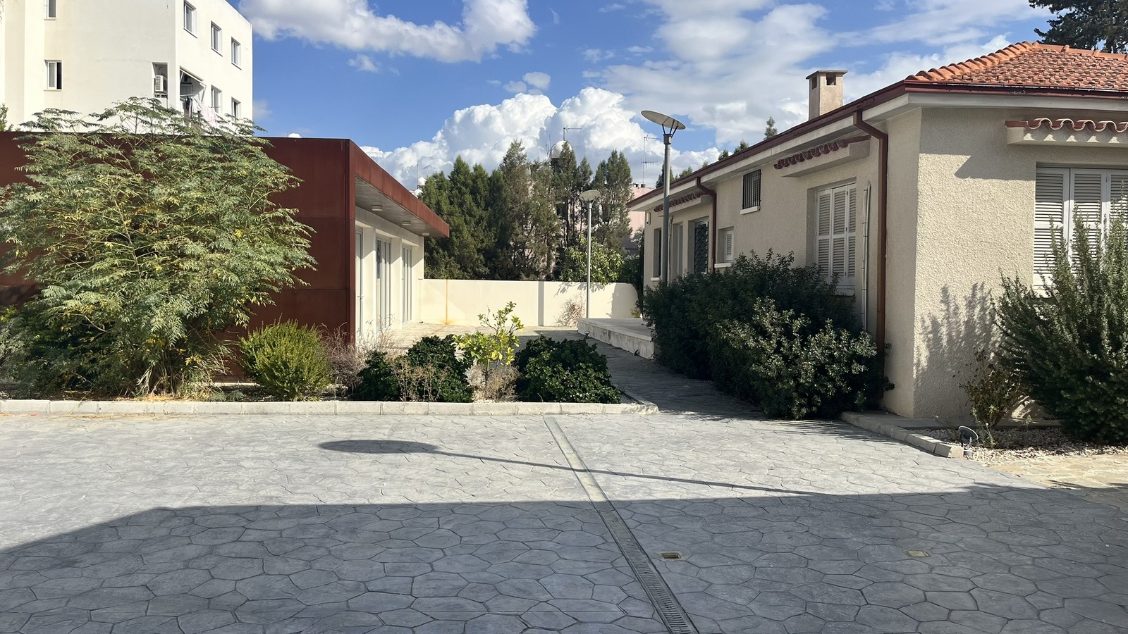 The studio courtyard at Dimadi's House on Ifestou Street, Nicosia
